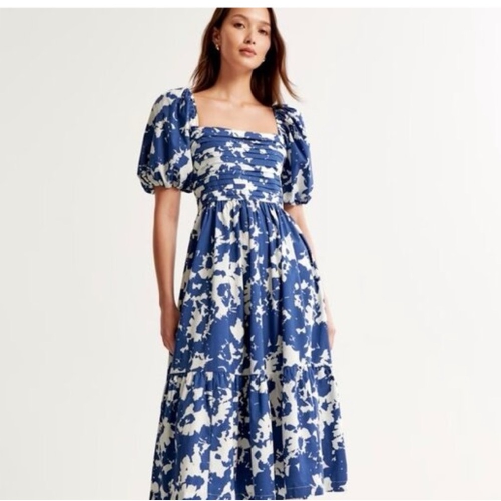 Abercrombie Emerson Blue Floral Midi